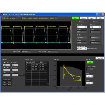 Программное обеспечение RIGOL Ultra Power Analyzer для осциллографов DS6000, DS/MSO4000, DS/MSO2000 38C000389