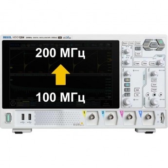 Опция расширения полосы пропускания RIGOL DHO1000 со 100 МГц до 200 МГц DHO1000-BWU10T20