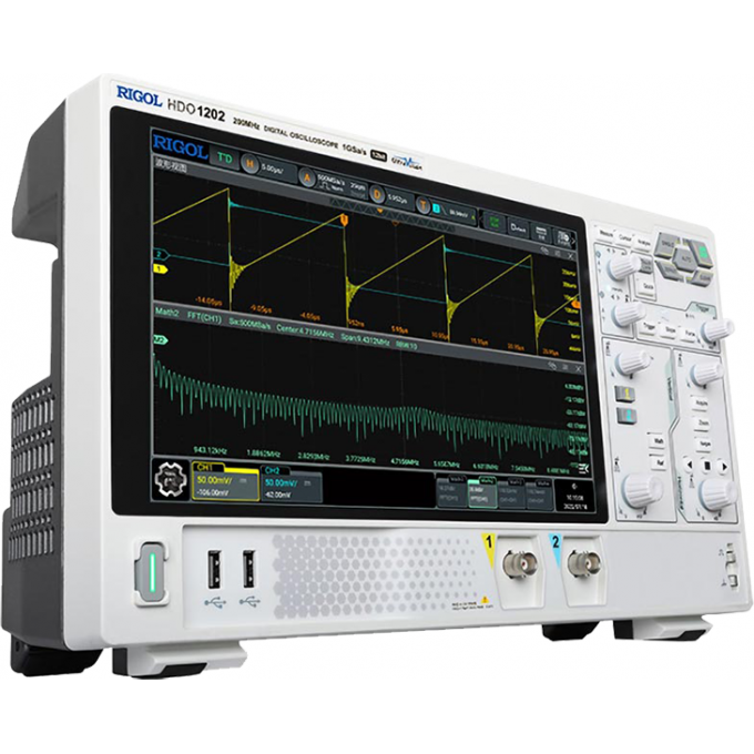 RIGOL Цифровой осциллограф 200 МГц 2 Гвыб/с DHO1202U