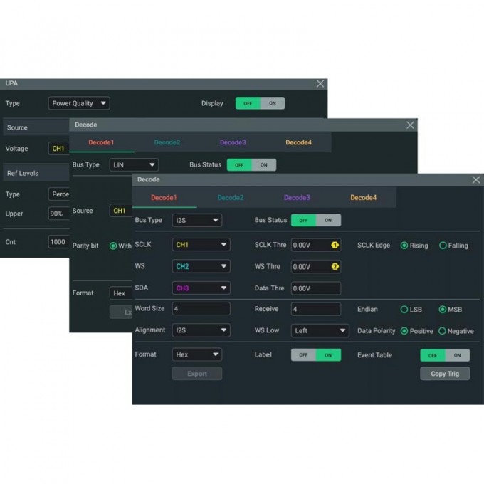 Комплект опций для осциллографов RIGOL серии DHO4000 DHO4000-BND