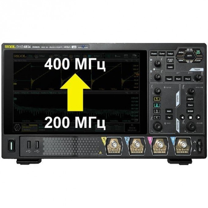 Опция расширения полосы пропускания RIGOL DHO4000 с 200 МГц до 400 МГц DHO4000-BWU2T4