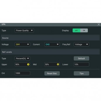 Опция анализа мощности для осциллографов RIGOL серии DHO4000 DHO4000-PWRA