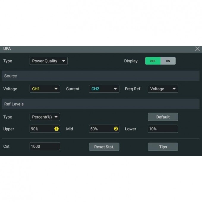 Опция анализа мощности для осциллографов RIGOL серии DHO4000 DHO4000-PWRA