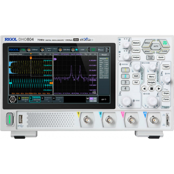 RIGOL Цифровой осциллограф DHO804 70 МГц 4 канала RIGOL Цифровой осциллограф DHO804 70 МГц 4 канала