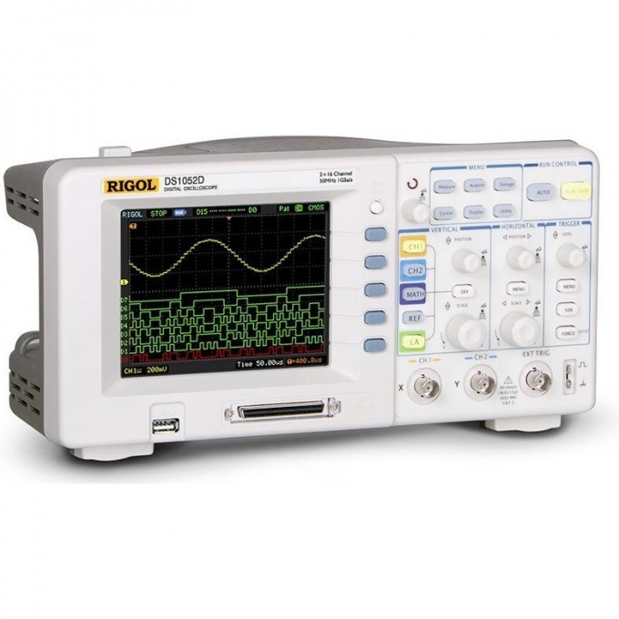 Цифровой осциллограф смешанных сигналов RIGOL DS1000D/E 50 МГц DS1052D