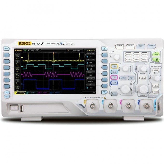 Цифровой осциллограф RIGOL четырехканальный 70 МГц со встроенным генератором сигналов DS1074Z-S