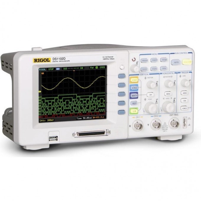 Цифровой осциллограф смешанных сигналов RIGOL DS1000D/E 100 МГц DS1102D