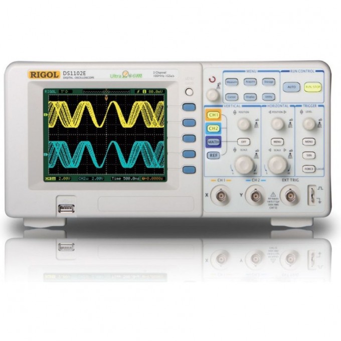Цифровой осциллограф RIGOL DS1000D/E двухканальный 100 МГц DS1102E