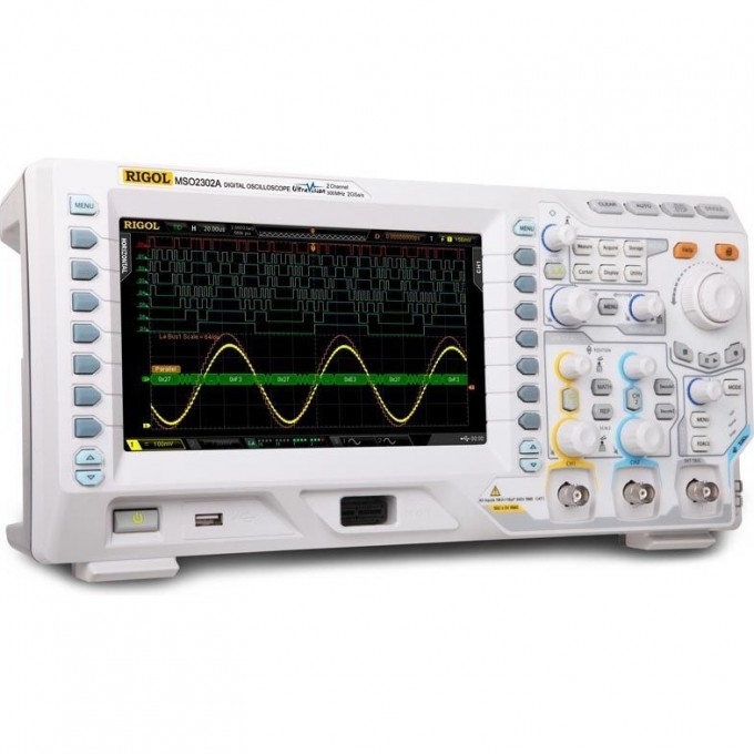 Осциллограф цифровой RIGOL 2 канала 70 МГц 2 Гвыб/с MSO2072A