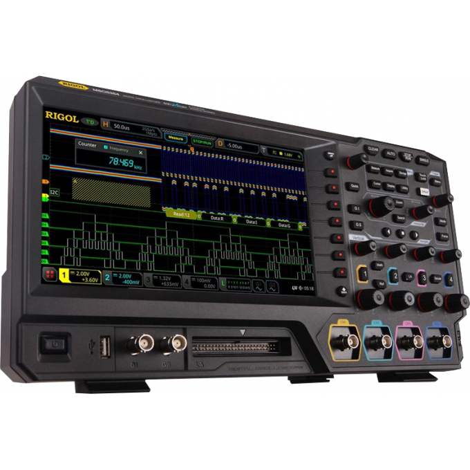 RIGOL Цифровой осциллограф 4 канала 8 ГГц MSO5204