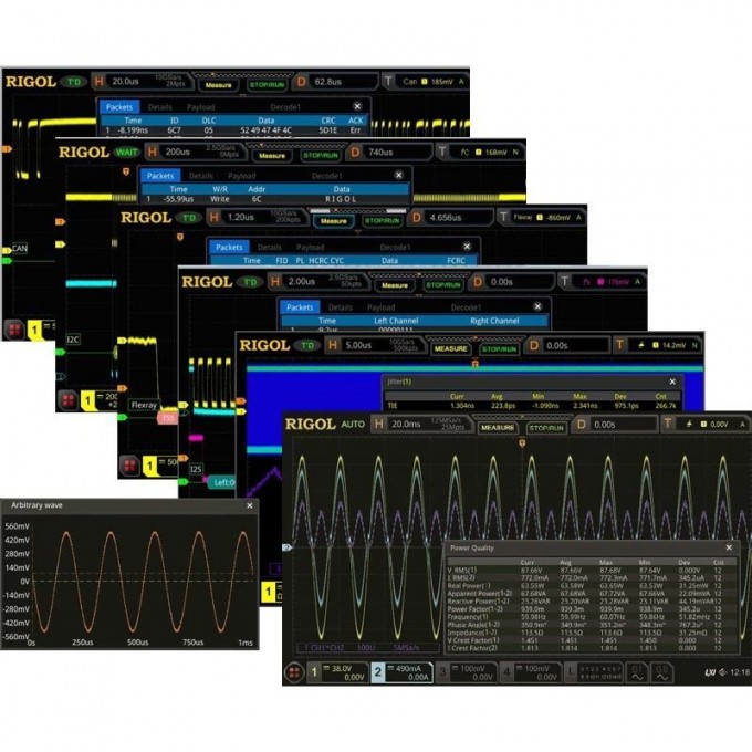 Комплект опций для осциллографов RIGOL серии MSO8000 MSO8000-BND