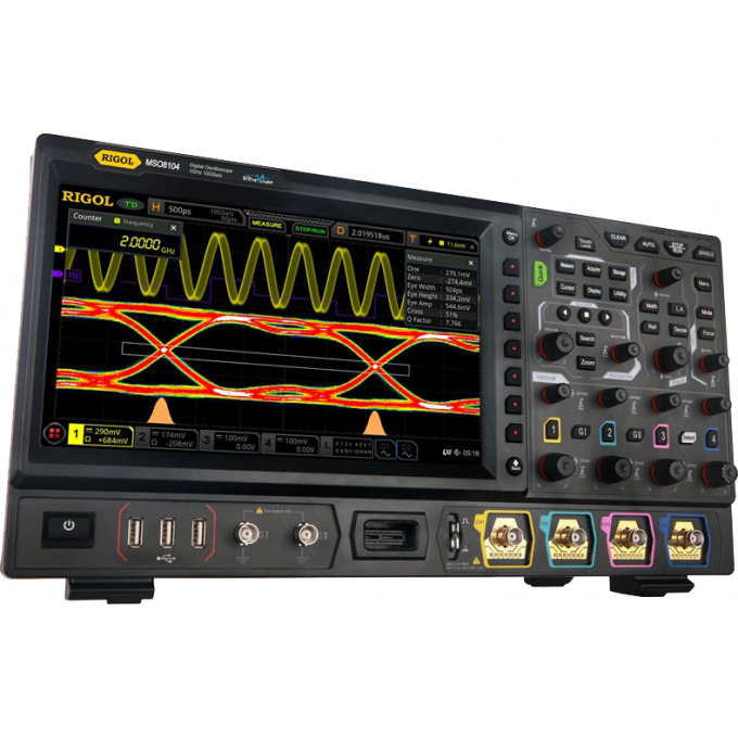 RIGOL Цифровой осциллограф 600 МГц 10 ГГц MSO8064
