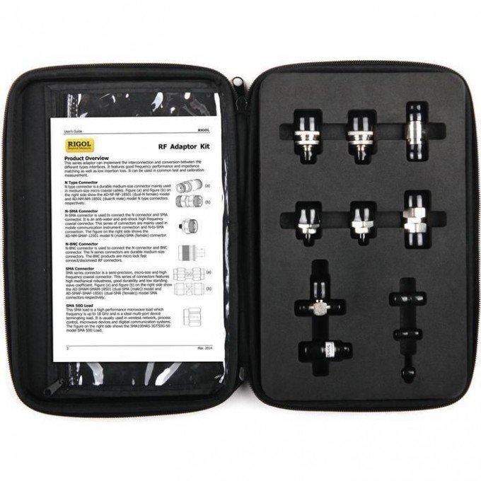 Комплект ВЧ адаптеров и нагрузок RIGOL для анализаторов спектра и генераторов RF-ADAPTOR-KIT
