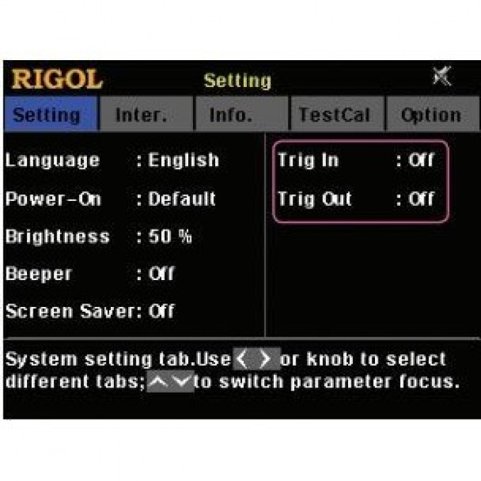 Опция входа/выхода внешней синхронизации RIGOL DP700 TRIGGER-DP700